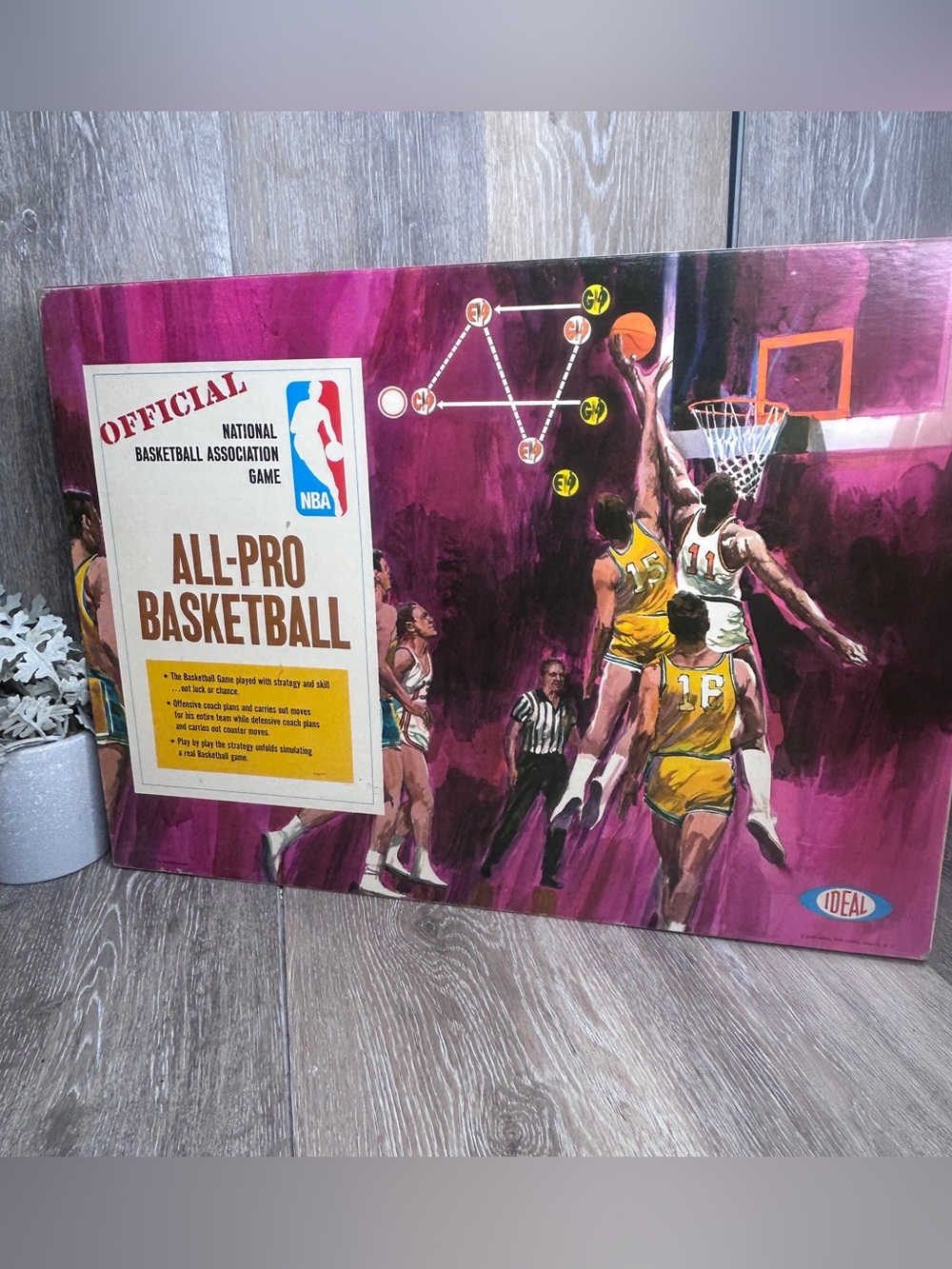 Vintage NBA All‑Pro Basketball Game by Ideal — Complete Set 1960s Collectible